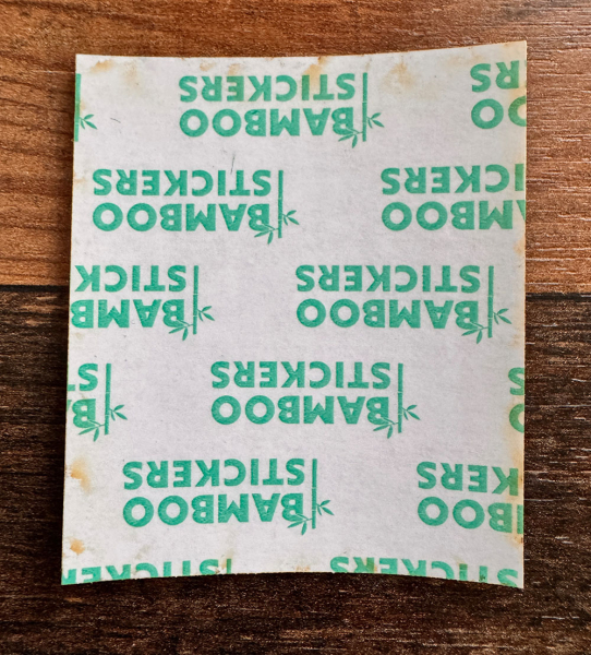 *NEU* Bambus Sticker " No Plastic Wal "